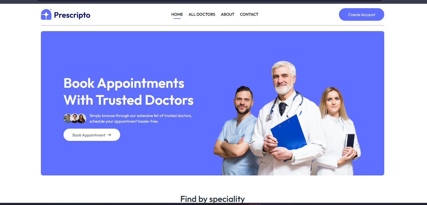 Doc Spot (Doctor Appointment System)